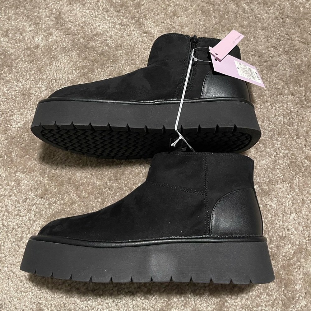 NWT Black Boots